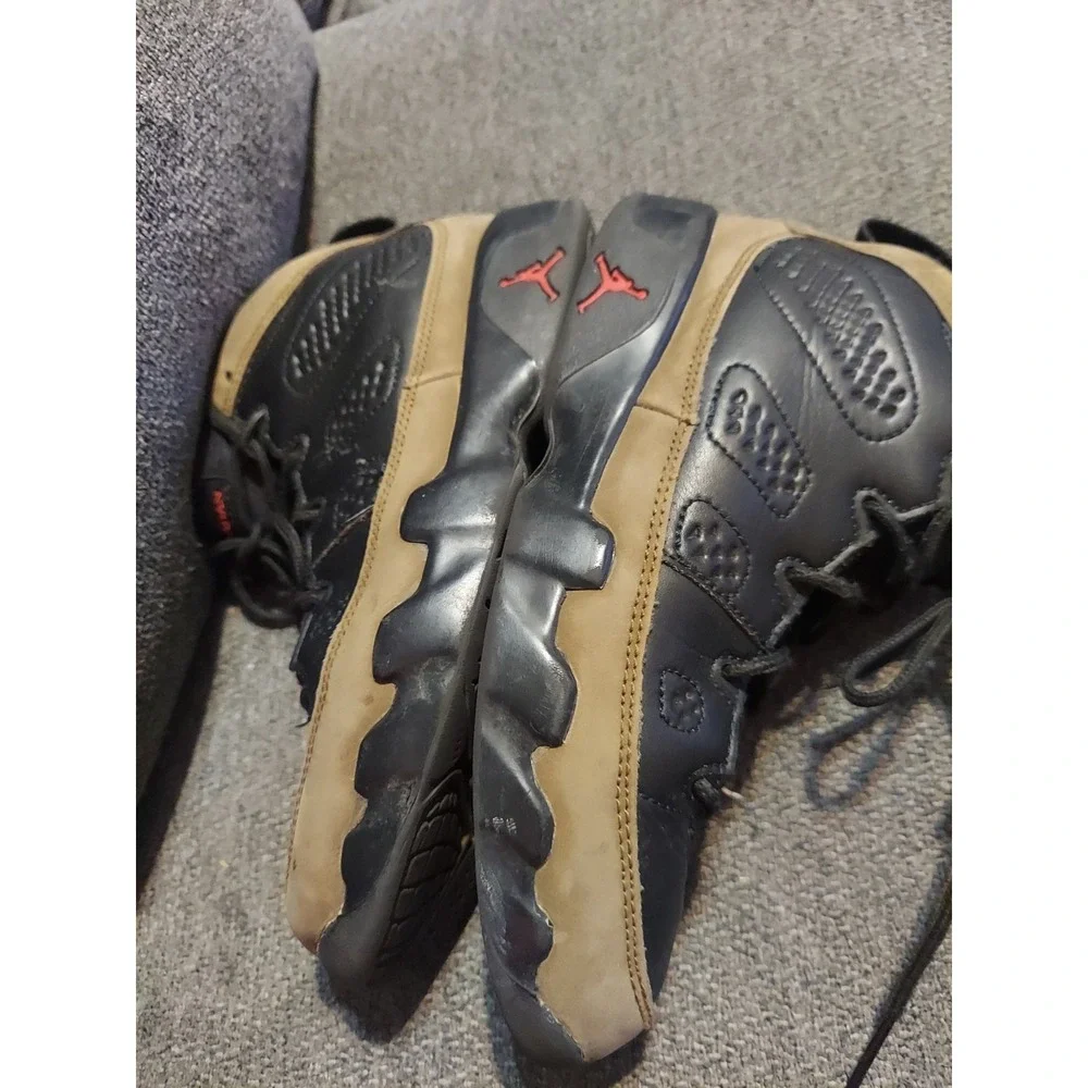 Size 2Y- Nike Air Jordan 9 Retro Olive Black Brown Kids Shoes Basketball  Jordan